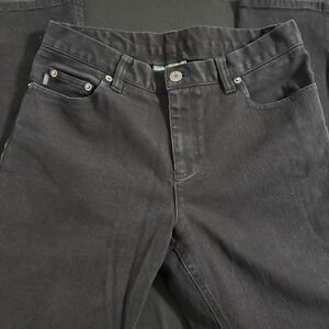 Lauren Ralph Lauren Women's Jeans Black Size 4 Straight Leg